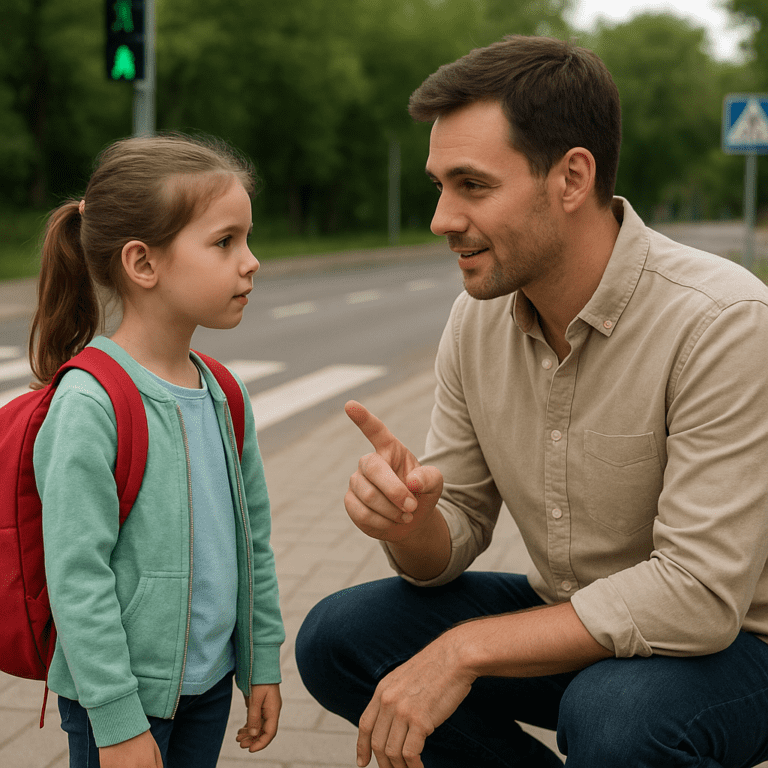Jak rozmawiać z dzieckiem o bezpieczeństwie na drodze