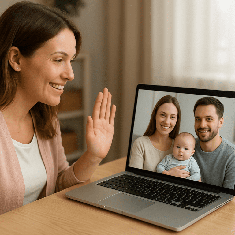 Jak opiekunka może komunikować się z rodzicami online